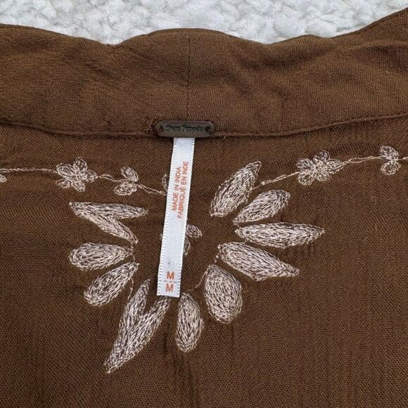 Free People Embroidered Fable Floral Midi Dress - Picture 7 of 15